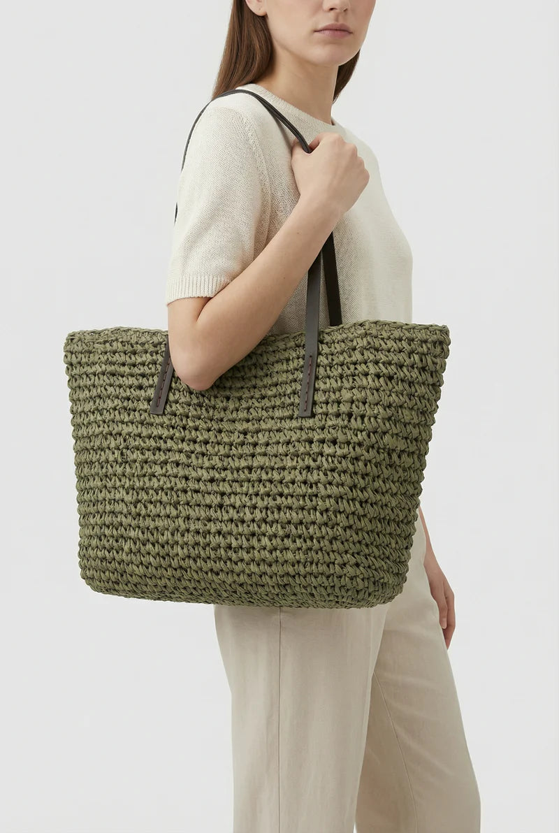Women’s Woven Tote Bag Lightweight Large Beach and Everyday Carry